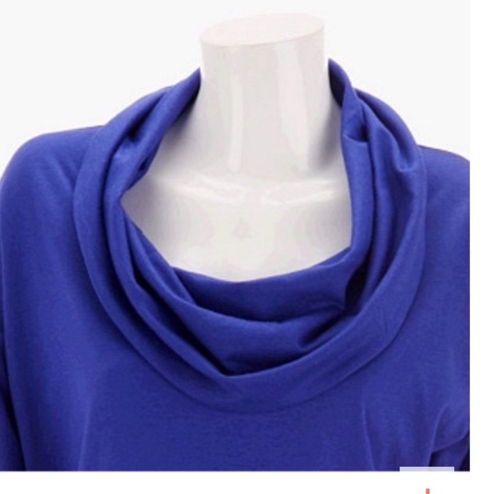 NEW Isaac Mizrahi Dolman Sleeve Cowl Neck Tunic - Picture 4 of 7